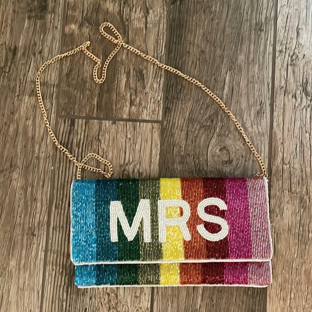 Rainbow Mrs Clutch